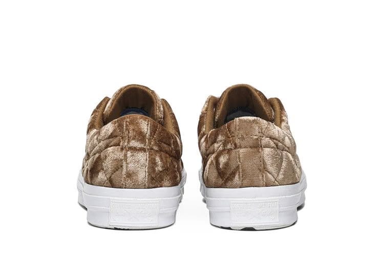 Golf Le Fleur x Converse One Star Quilted Velvet Brown