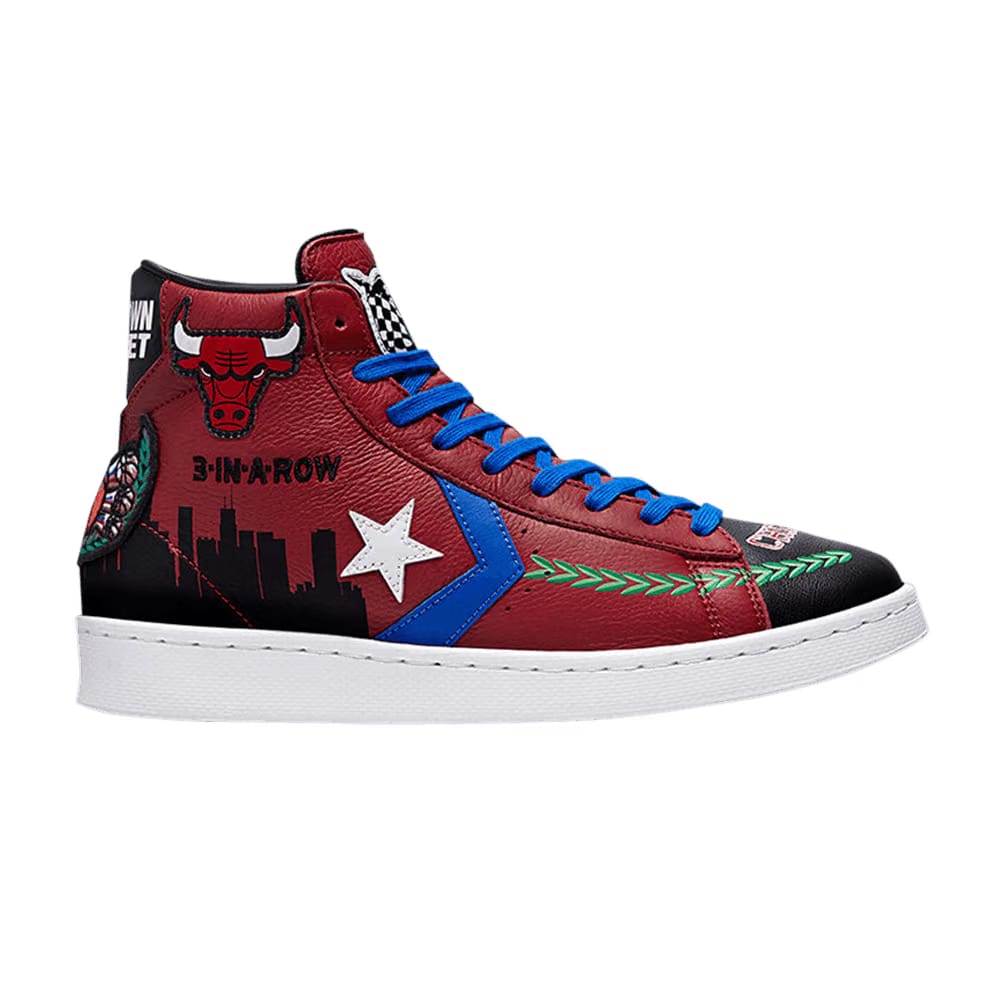 Converse Chinatown Market x Pro Leather High Bulls Championship Jacket