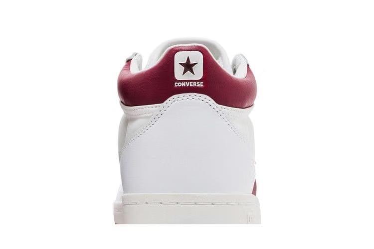 Converse Fastbreak Pro Leather Mid White Team Red Gum
