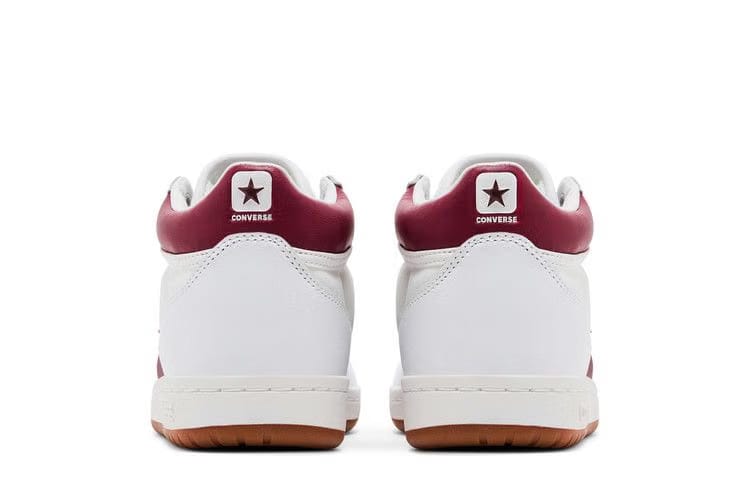 Converse Fastbreak Pro Leather Mid White Team Red Gum