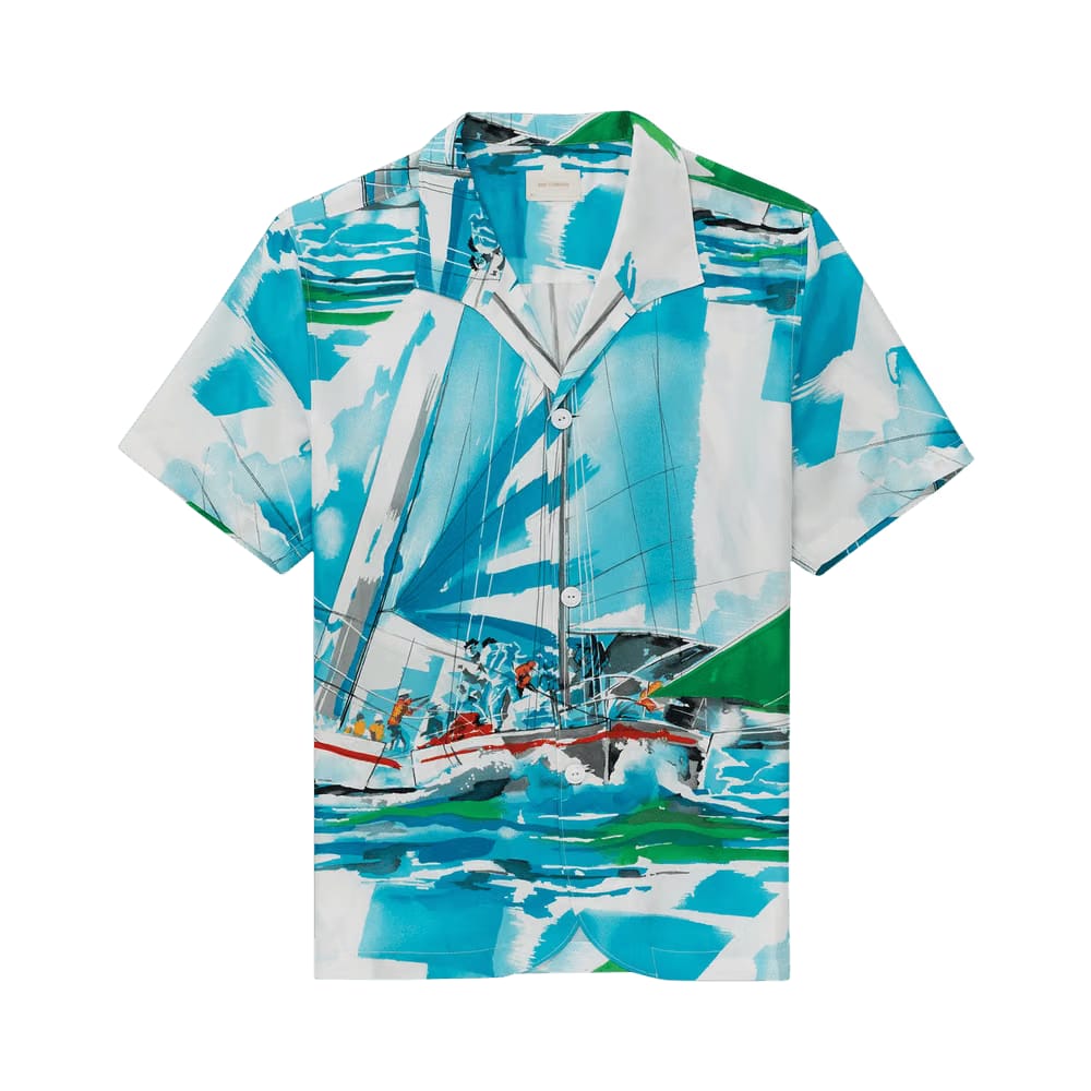 Aimé Leon Dore Silk Cabana Shirt Regatta