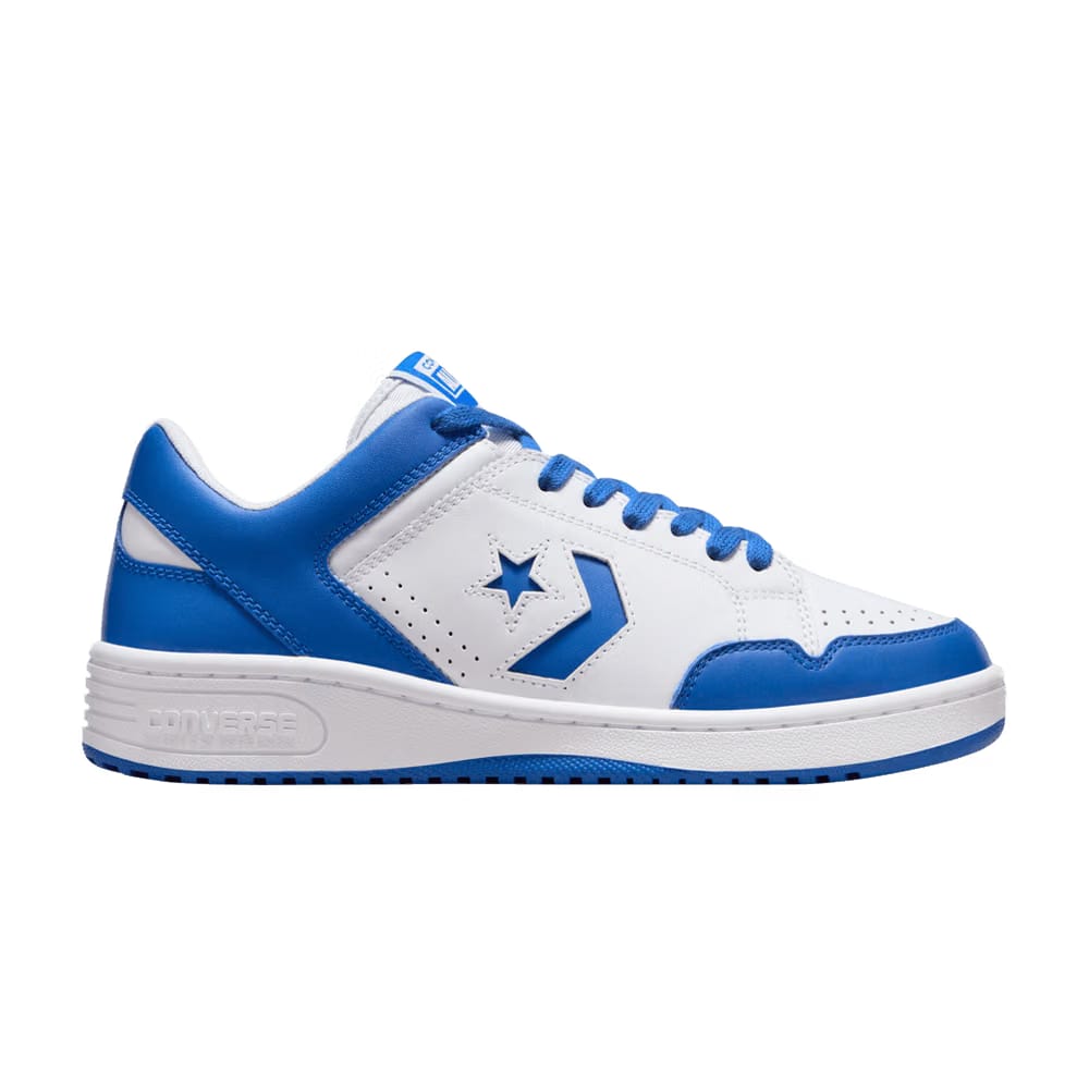 Converse Weapon Low White Laser Blue