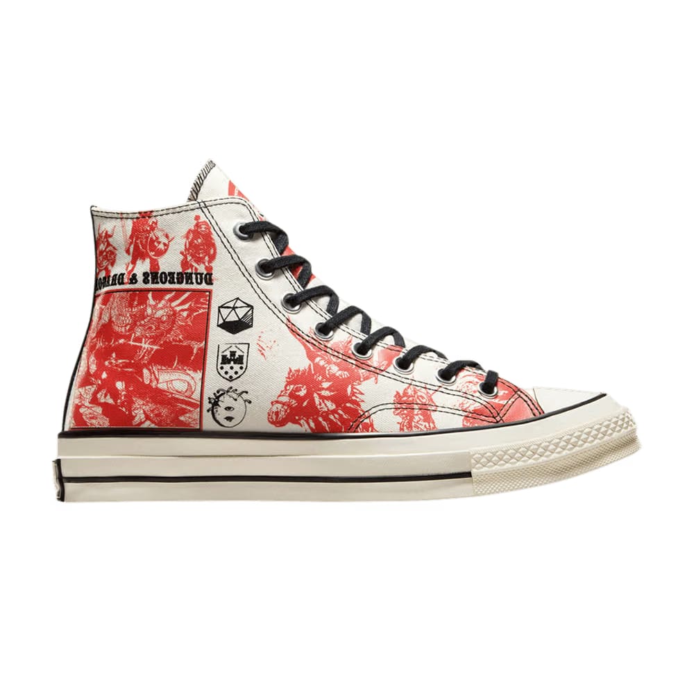 Dungeons & Dragons x Converse Chuck Taylor All Star High Egret Red