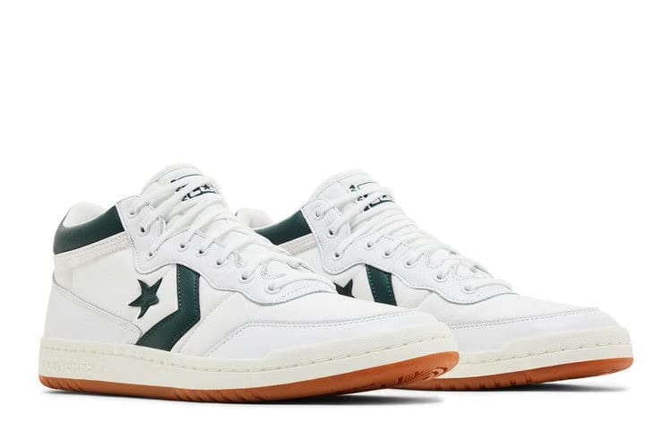 Converse Fastbreak Pro Mid White Deep Emerald