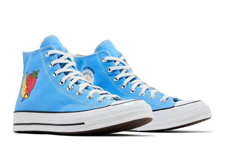 Sky High Farm Workwear x Converse Chuck 70 High Strawberry Moon - University Blue