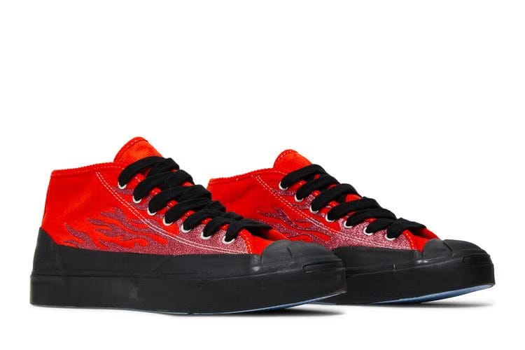 ASAP Nast x Converse Jack Purcell Mid Red Flames