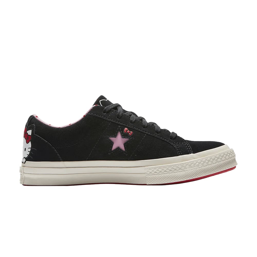 Hello Kitty x Converse One Star Suede Low Black