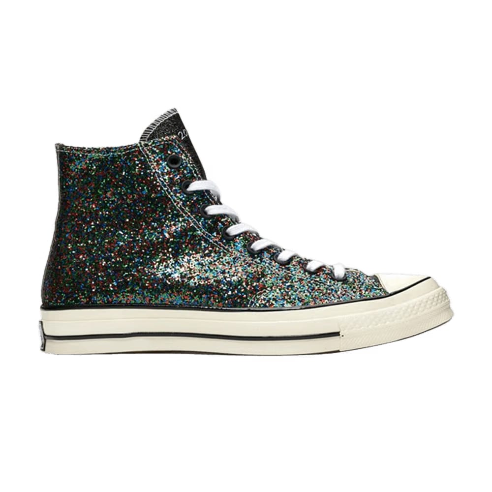 JW Anderson x Converse Chuck 70 Hi Glitter Pack - Black Multicolor