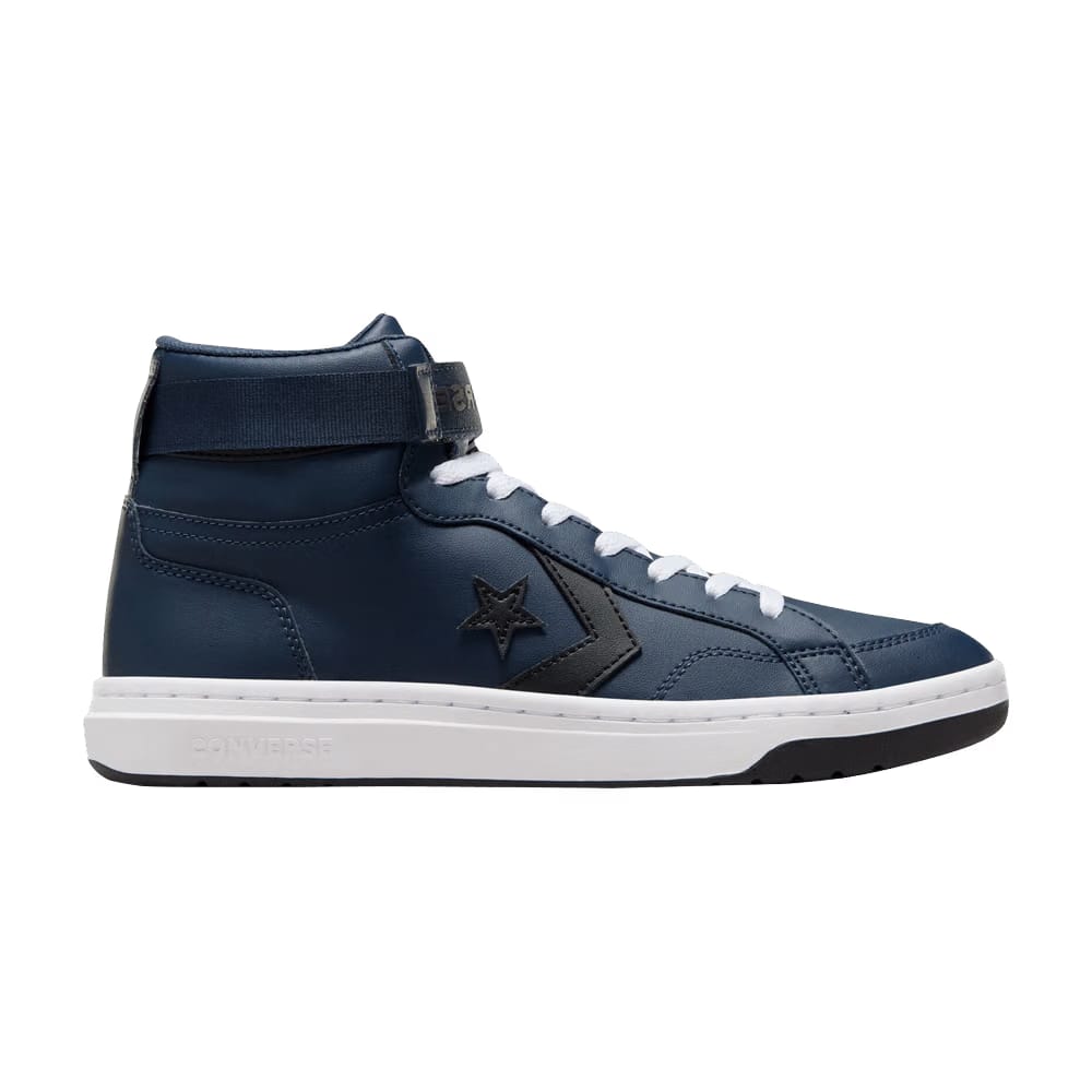 Converse Pro Blaze V2 Leather Mid Navy Black