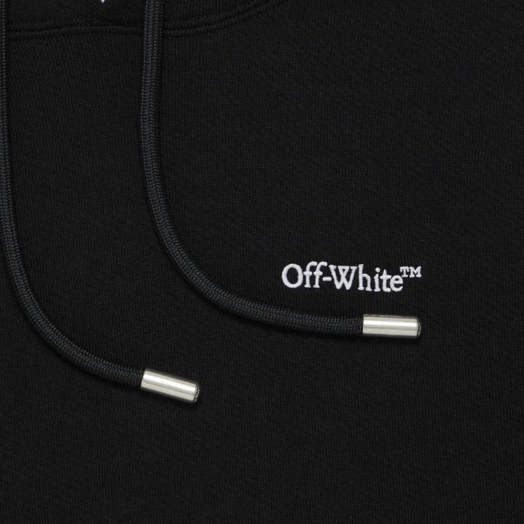 Off-White Pixel Diag Skate Hoodie Black/White