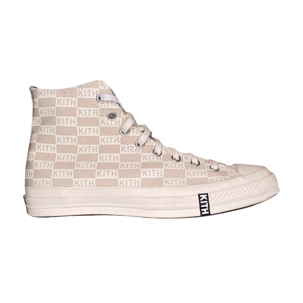 Kith x Converse Chuck 70 High Natural Monogram