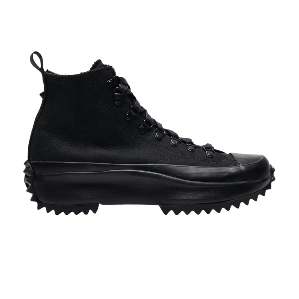 Converse Run Star Hike High Triple Black Sherpa