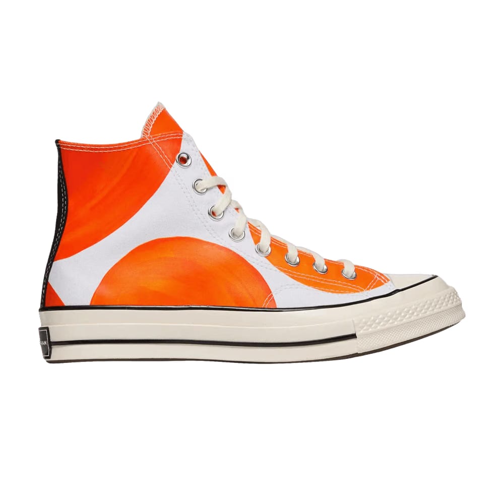 Marc Jacobs x David Shirgley x Converse Chuck 70 White Mandarin Orange
