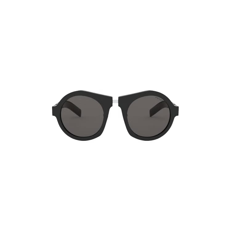 Prada Round-Frame Sunglasses Black