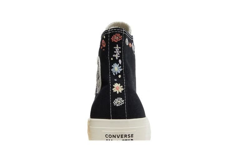 Converse Wmns Chuck Taylor All Star Lift Platform High 'Embroidered Floral - Black'