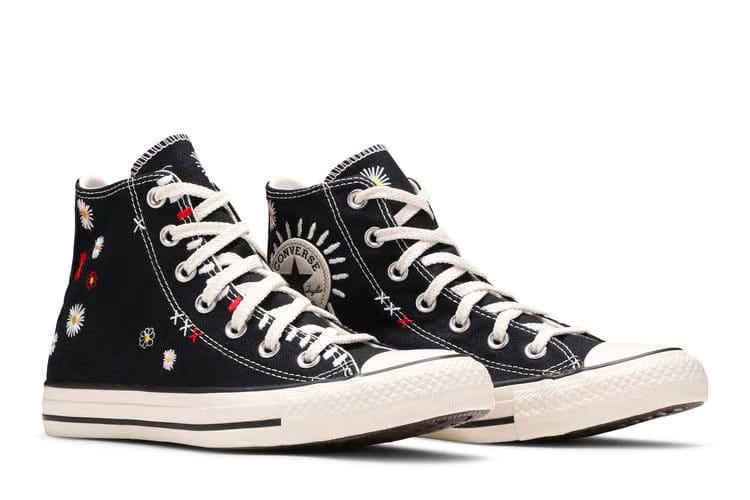 Converse Wmns Chuck Taylor All Star High 'Daisy Embroidery - Black'