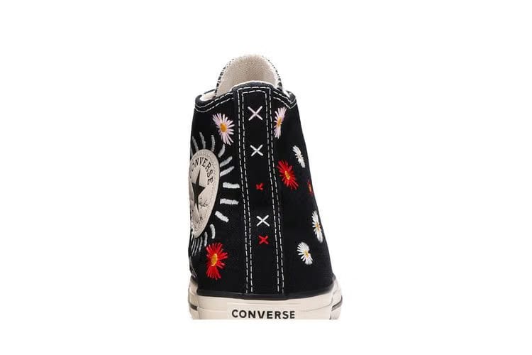 Converse Wmns Chuck Taylor All Star High 'Daisy Embroidery - Black'