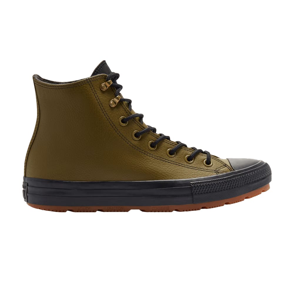 Converse Chuck Taylor All Star Winter Leather High Dark Moss