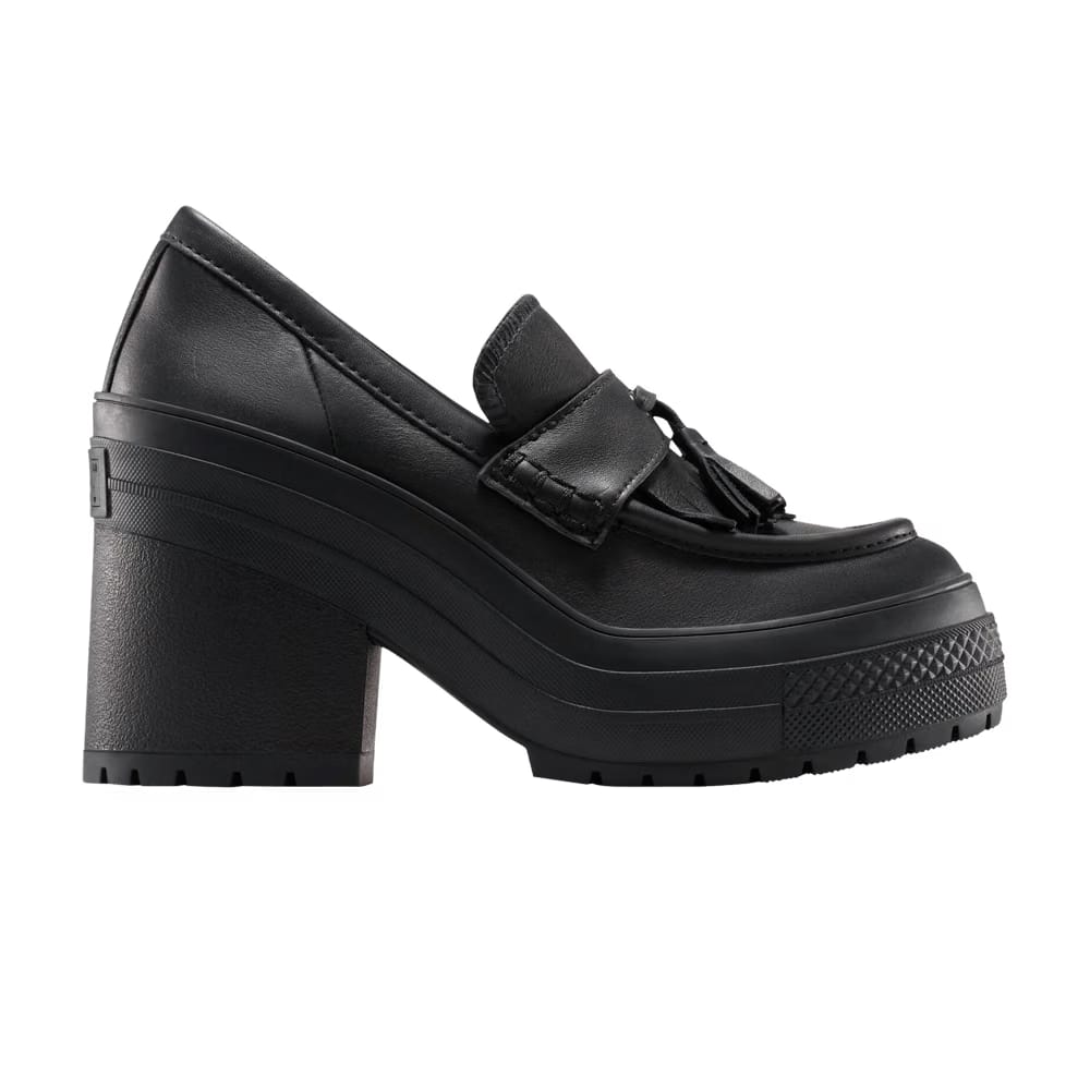 Converse Wmns Chuck 70 De Luxe Heel Loafer Platform Low 'Triple Black'