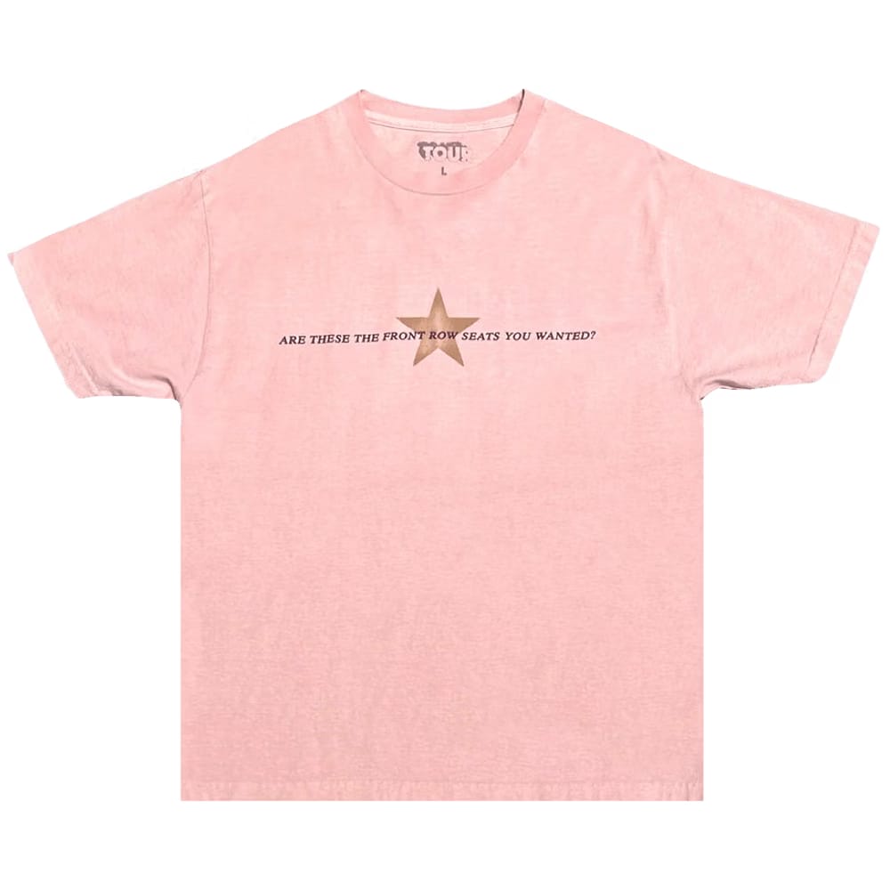 Cactus Jack by Travis Scott Star T-Shirt Pink