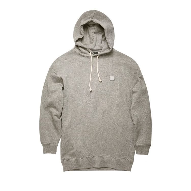 Acne Studios Oversized Hoodie Light Grey Melange