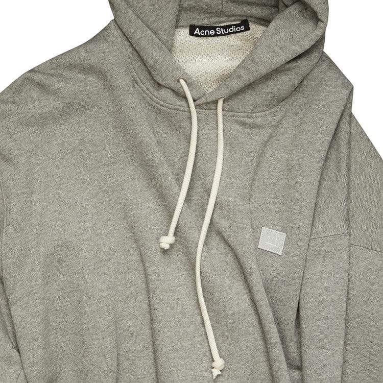 Acne Studios Oversized Hoodie Light Grey Melange