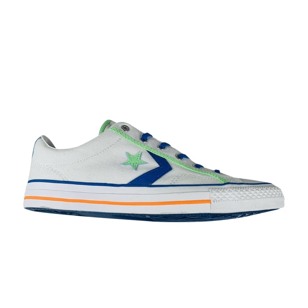 Converse Star Player Low GS White Blue Green