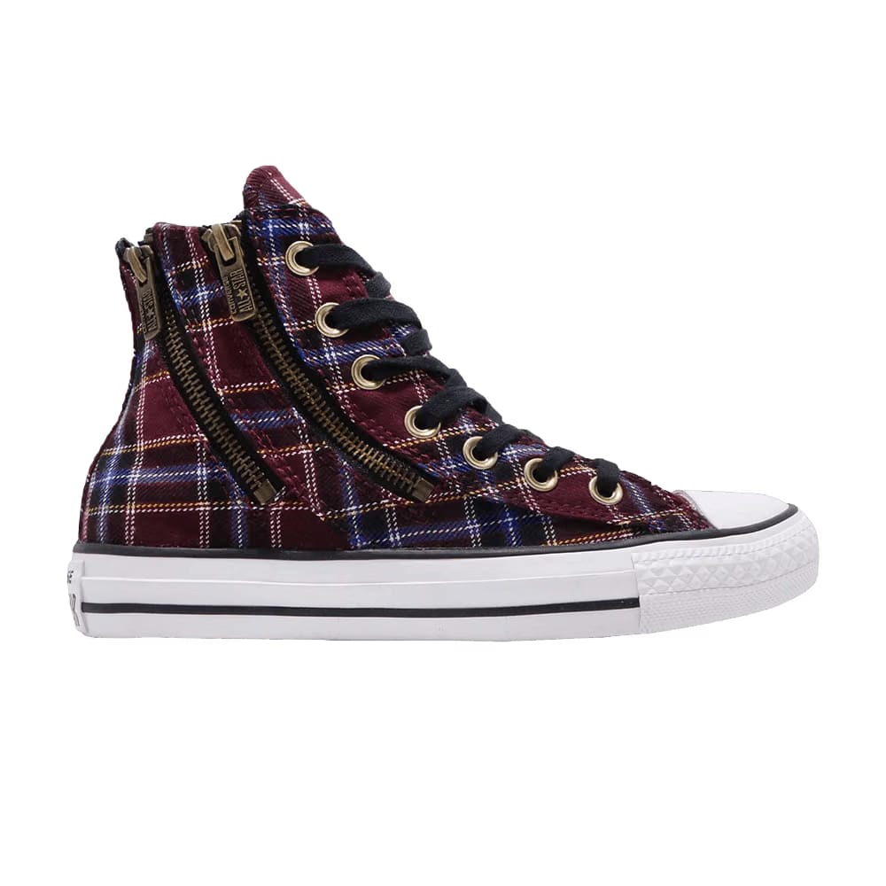 Converse Wmns Chuck Taylor All Star Double Zip Hi 'Red Plaid'