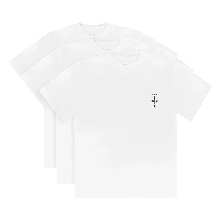 Cactus Jack by Travis Scott CJ T-Shirt 3-Pack White