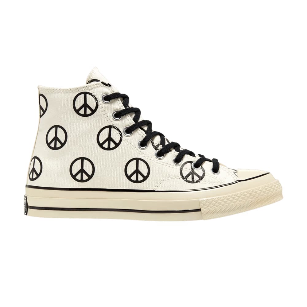 Converse Chuck 70 High Unleash Peace - Egret Black