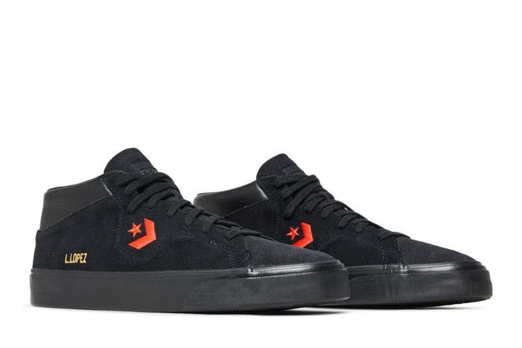 Converse Louie Lopez Pro Mid Mi Gente Capsule - Black Poppy Glow