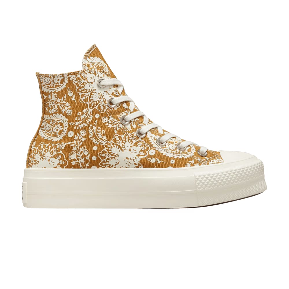 Converse Wmns Chuck Taylor All Star Platform High 'Fall Florals - Wheat'