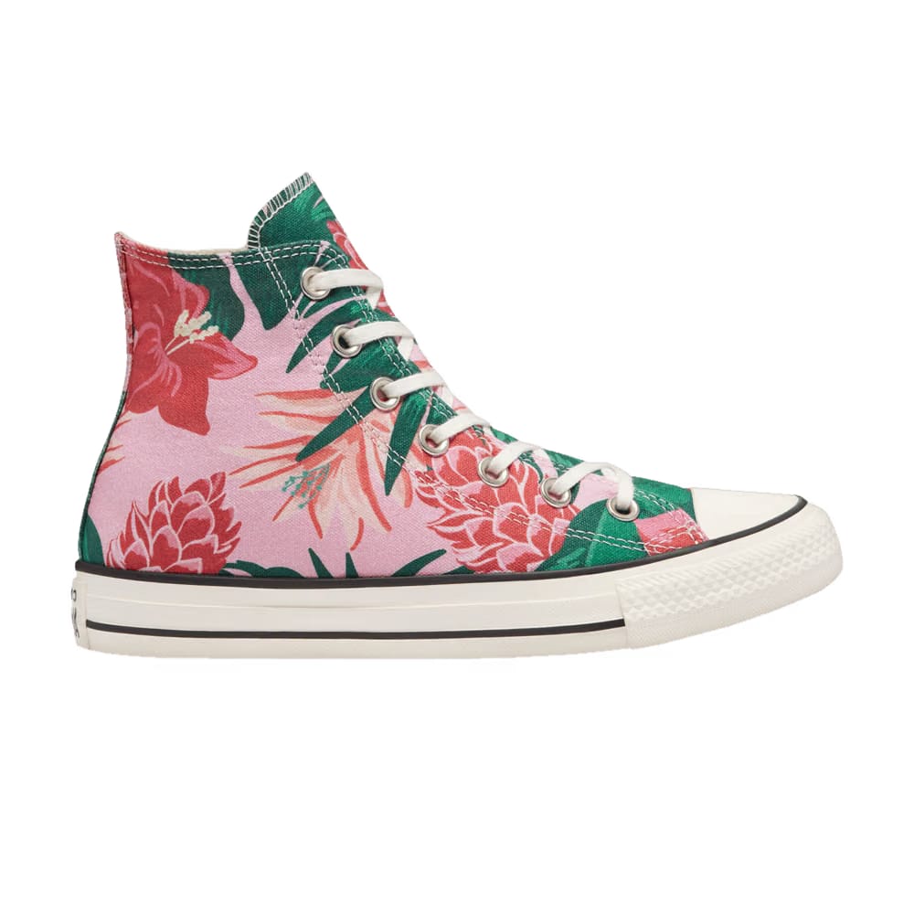 Converse Chuck Taylor All Star High Jungle Scene - Pink Floral Print