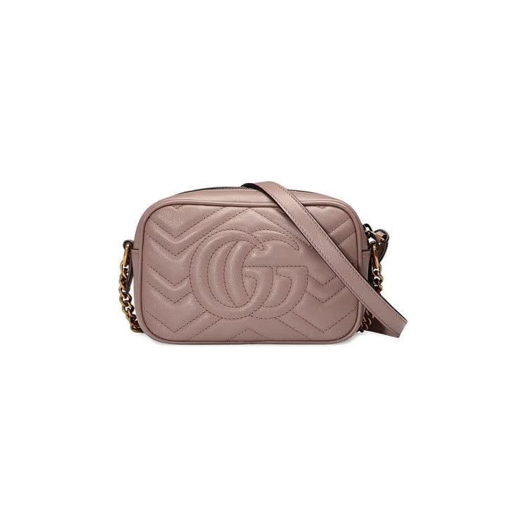 Gucci GG Marmont Matelassé Mini Bag Rose Antic