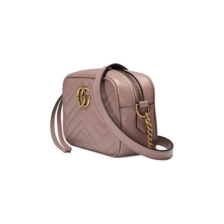 Gucci GG Marmont Matelassé Mini Bag Rose Antic