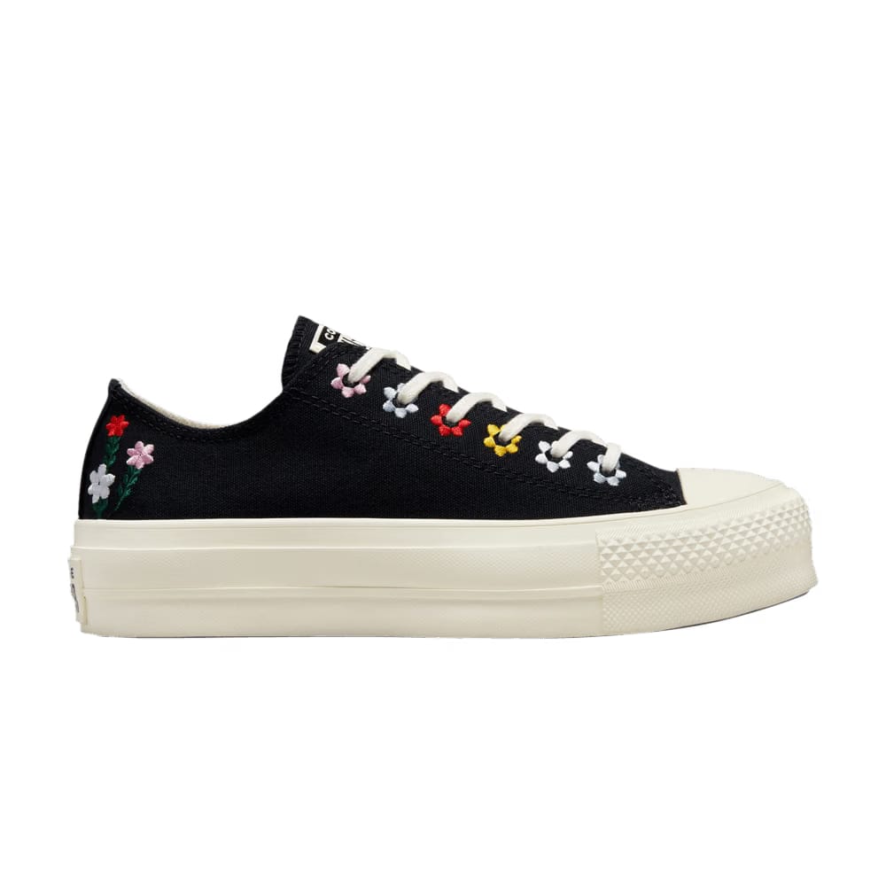 Converse Wmns Chuck Taylor All Star Lift Platform Low 'Floral Embroidery'
