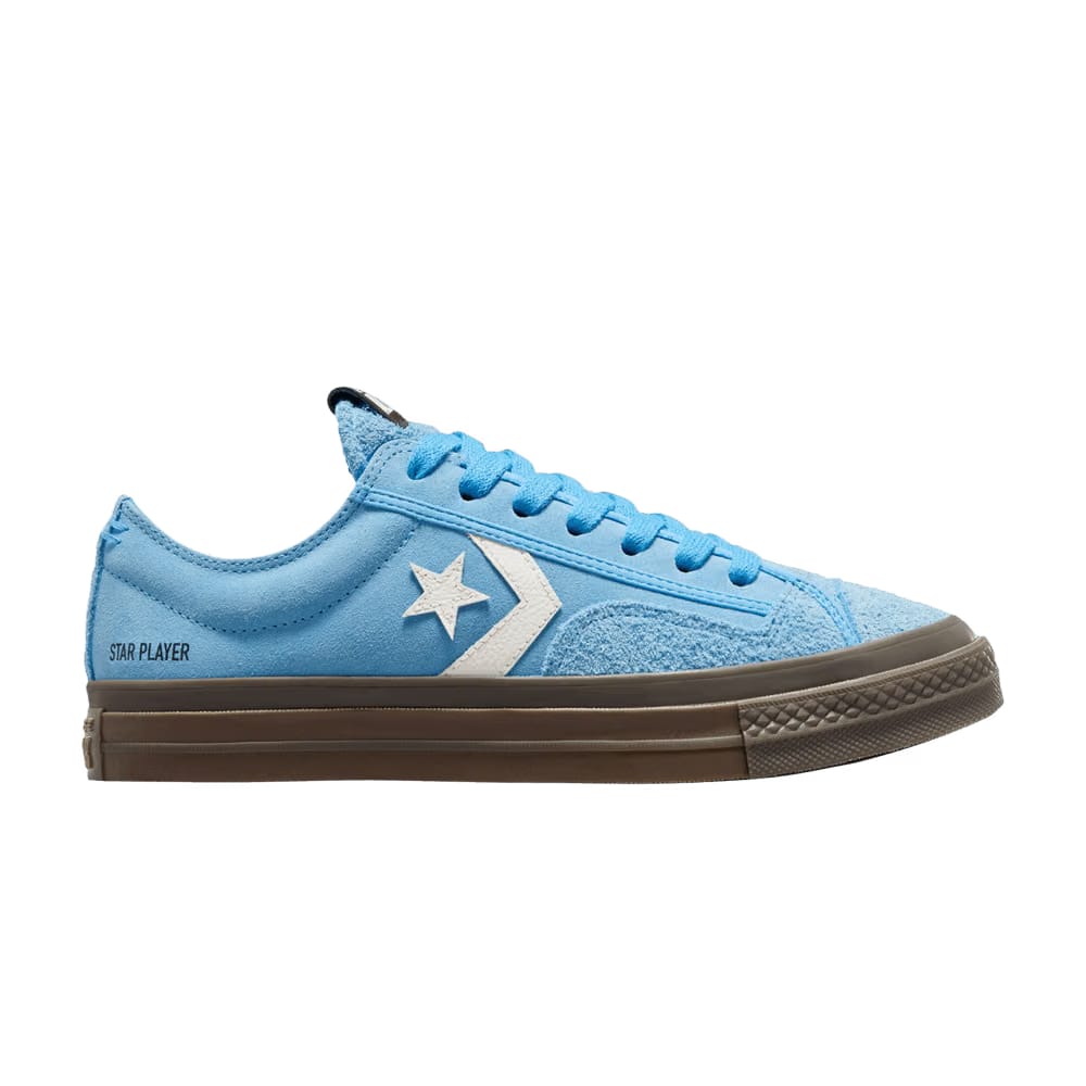 Converse Star Player 76 Suede Low Light Blue