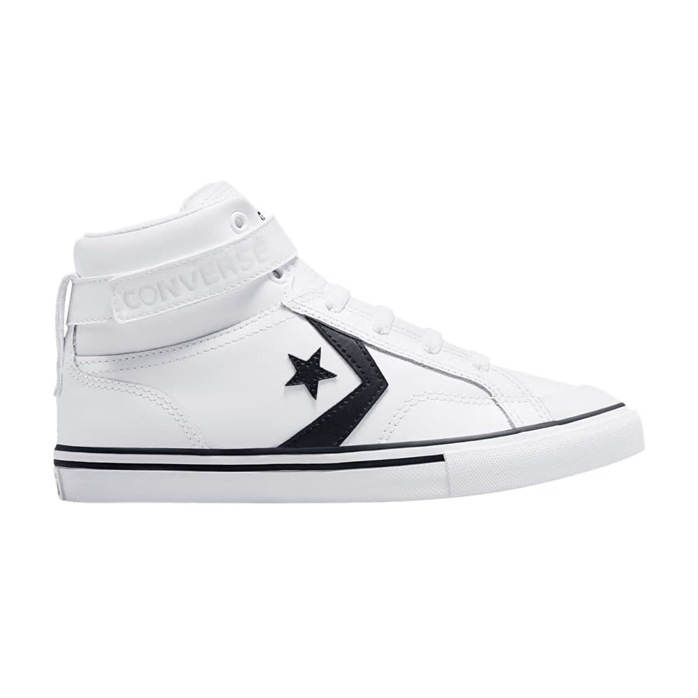 Converse Pro Blaze Strap Leather High GS White Black