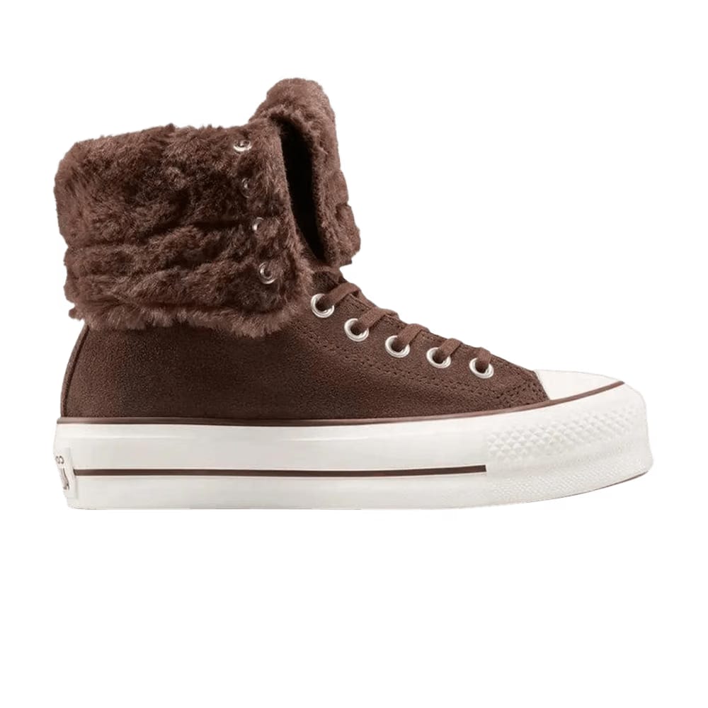 Converse Wmns All Star Fold Over Lift Hi 'Totally Fudged'