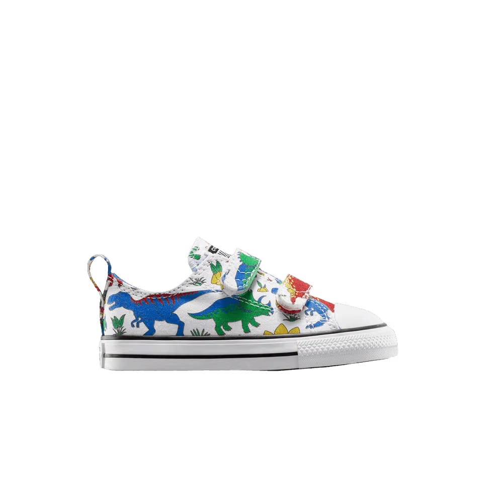 Converse Chuck Taylor All Star EasyOn Low TD Dino Party - Totally Blue Enamel Red
