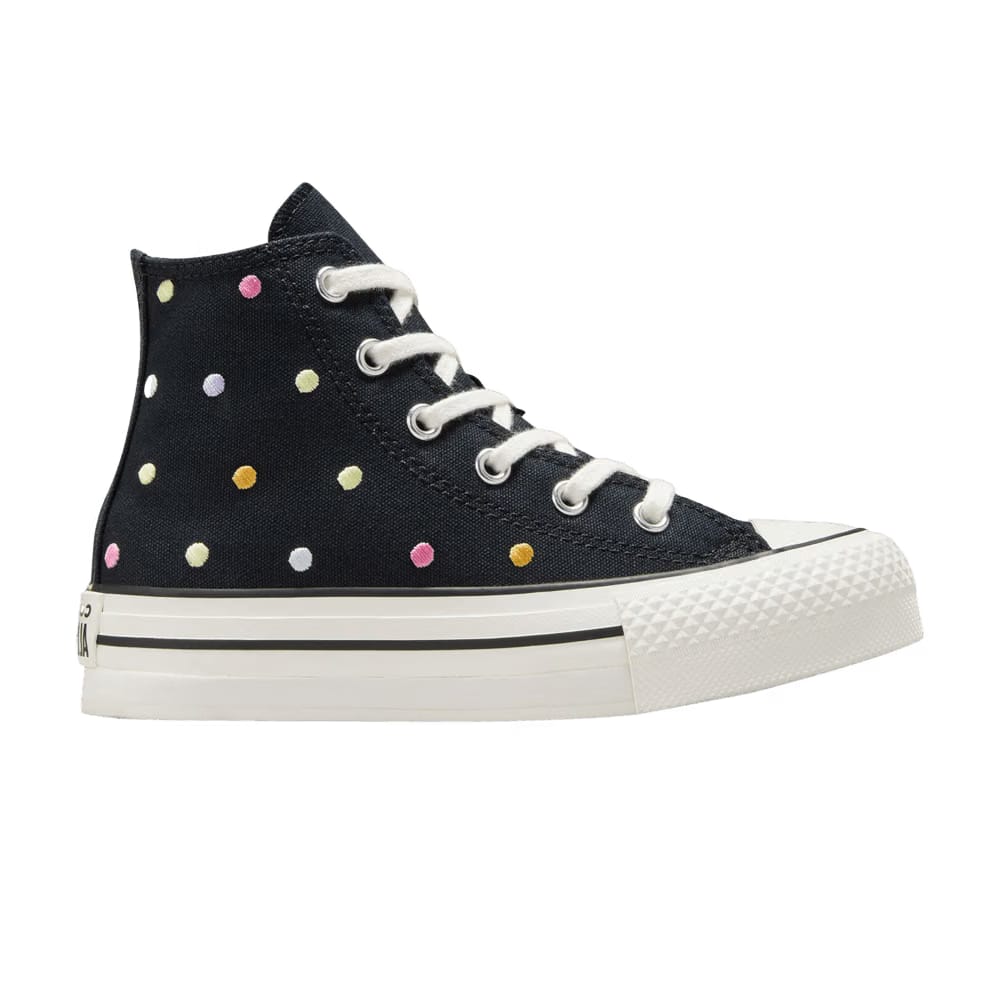 Converse Chuck Taylor All Star Lift Platform High PS Embroidered Polka Dots