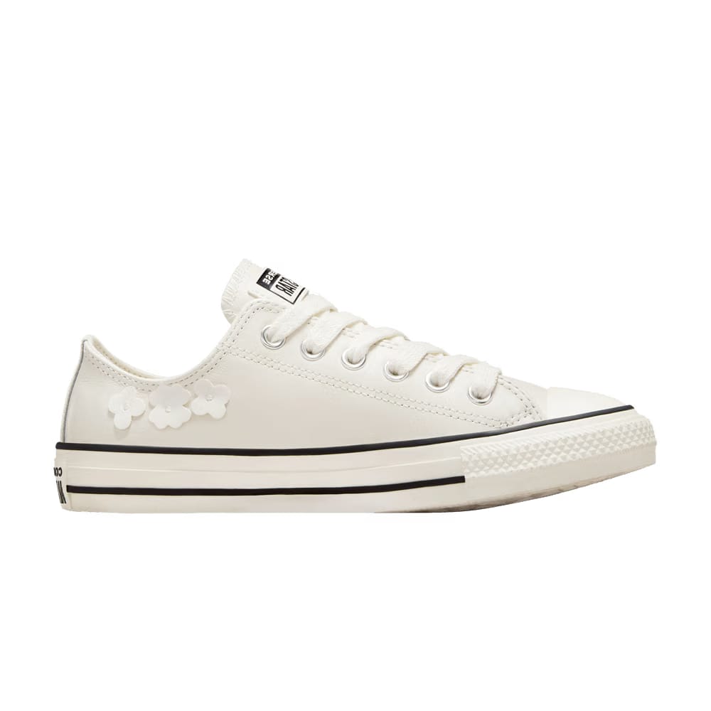Converse Wmns Chuck Taylor All Star Leather Low '3D Flowers - Vintage White'