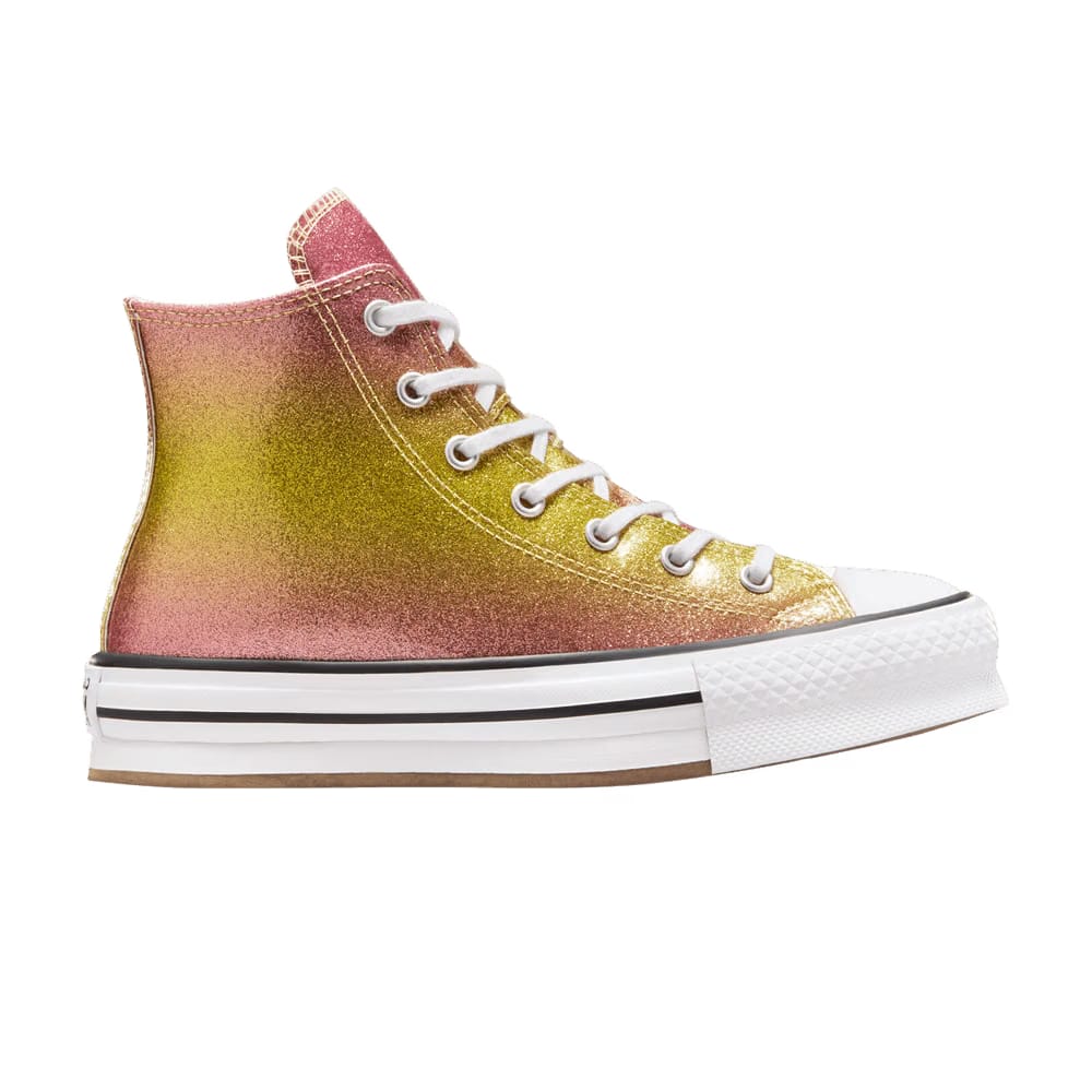 Converse Chuck Taylor All Star EVA Lift Platform High GS Citrus Glitz