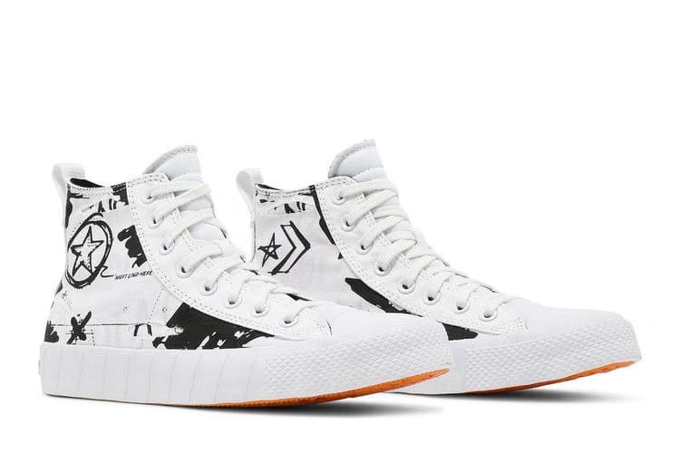 Converse UNT1TL3D Script Print - White