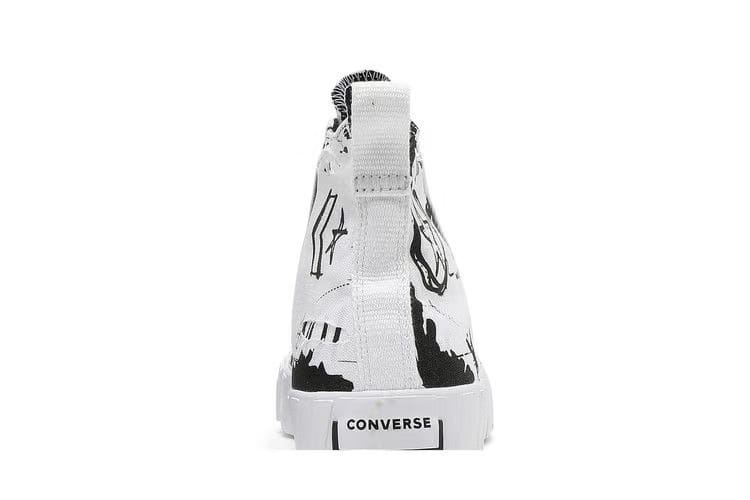 Converse UNT1TL3D Script Print - White