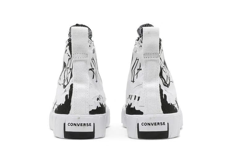 Converse UNT1TL3D Script Print - White