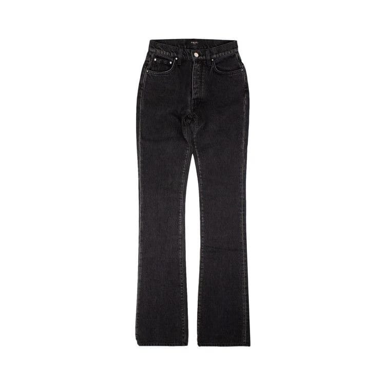 Amiri Long Stretch Flare Jeans Black