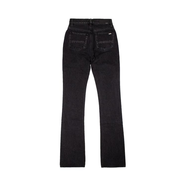 Amiri Long Stretch Flare Jeans Black