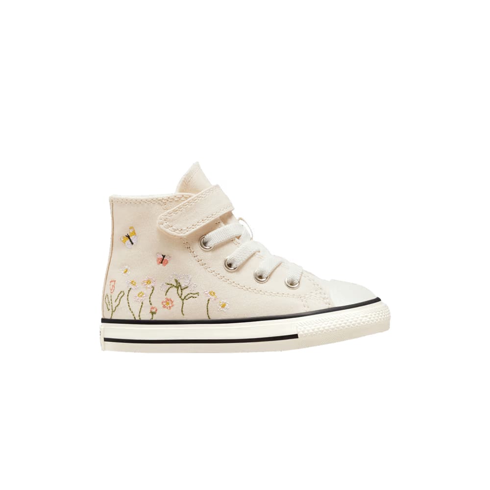 Converse Chuck Taylor All Star Easy-On High TD Embroidered Floral Print - Natural Ivory