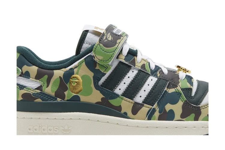 Bape x Adidas Forum 84 Low 30Th Anniversary Green Camo